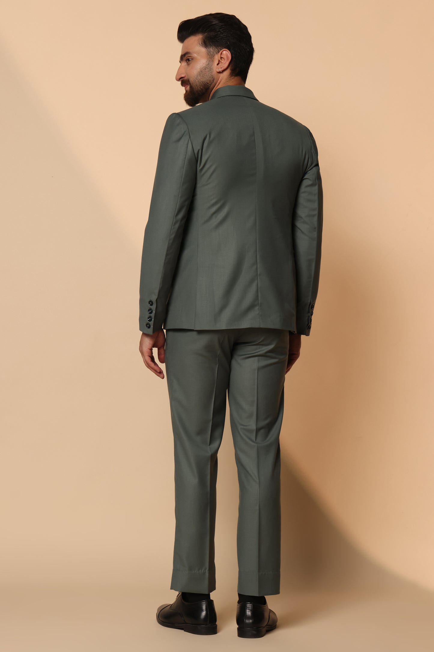 Emerald Enigma TR Single Breasted Three Piece Suit