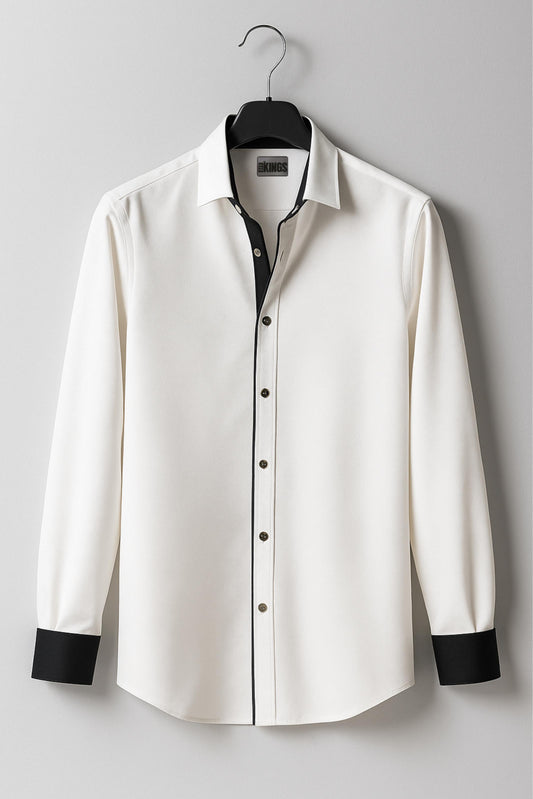 Noir Élan Two-Tone Formal Set