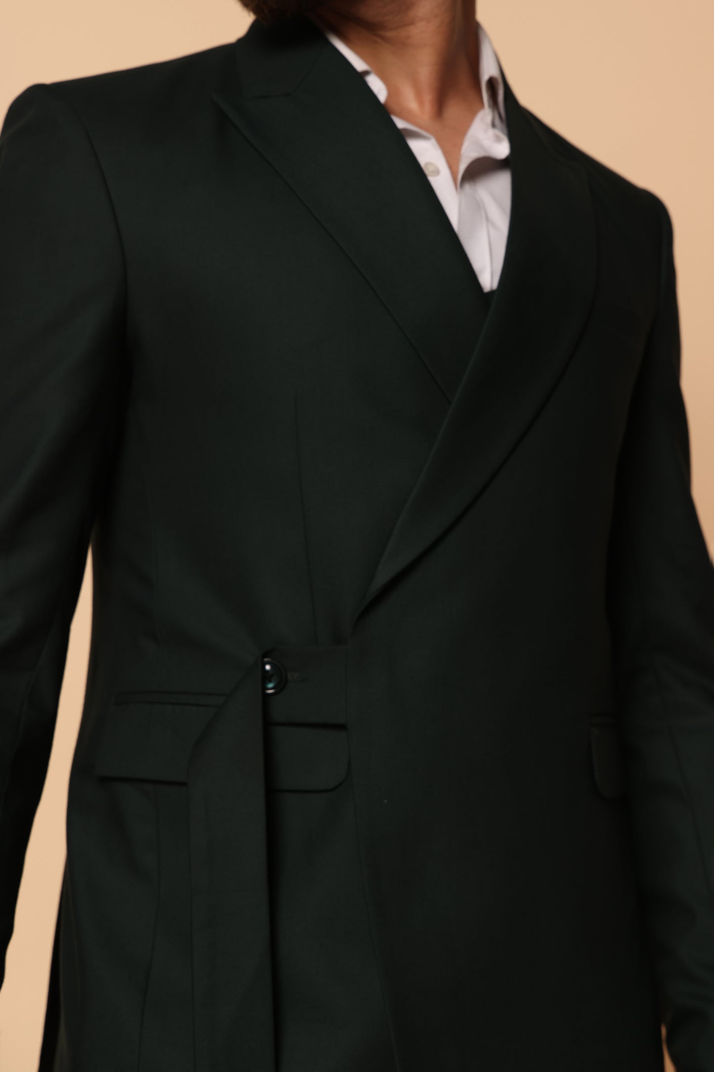Alpine Enigma Green Italian Fit Men's Suit
